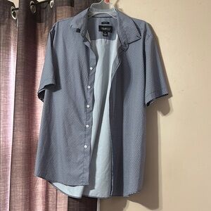Kenneth Cole Blue Casual Button Down Shirt